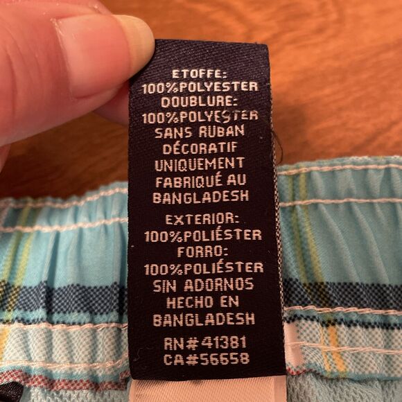 Chaps Laguna Blu Mens XXL Board Shorts Swim Trunks Drawstring Pockets - Picture 10 of 12